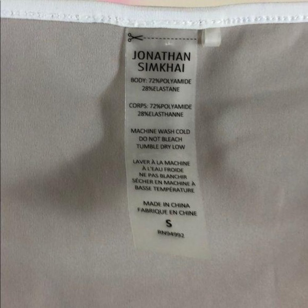 Jonathan Simkhai Reversible String Bikini Tie Tria - image 8